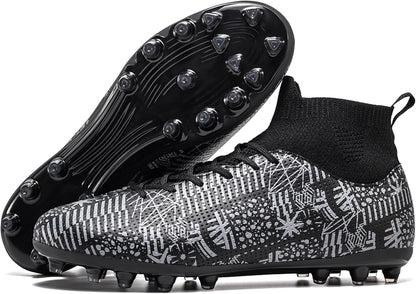 Adult Soccer Cleats Men Lightweight Football Boots Breathable Professional Sneaker Sport Athletic Ground Football Shoes