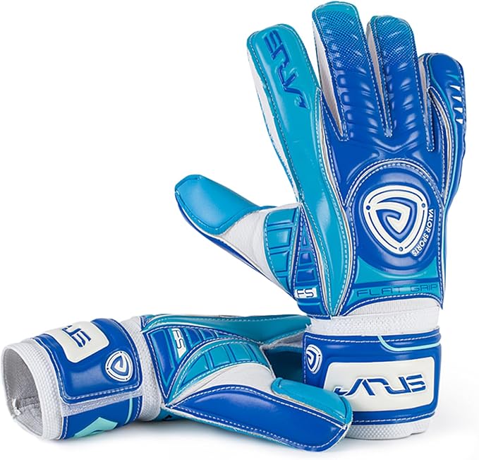 Soccer Goalkeeper Gloves with Finger Protection to Prevent Injuries, Strong Grip for Tough Tackles, Breathable Goal Keeper Gloves for for Kids, Youth and Adult