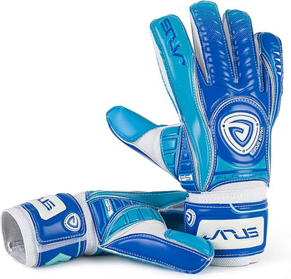 Soccer Goalkeeper Gloves with Finger Protection to Prevent Injuries, Strong Grip for Tough Tackles, Breathable Goal Keeper Gloves for for Kids, Youth and Adult