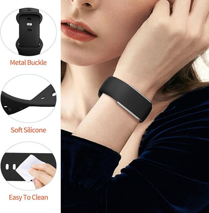 Band Compatible with WHOOP 5.0/MG SportFlex - ECG Strap, Soft Adjustable Silicone Waterproof Breathable Replacement Wristbands for Whoop 5.0 Sleep, Accessory for Health & Fitness Wearable