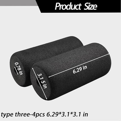 Foot Foam Roller Pad(6.29 * 3.1 * 3.1 in), Inversion Table Parts, Foam for Inversion Table, Workout Bench, Sits Ups Replacement Parts, Home Gym Accesories