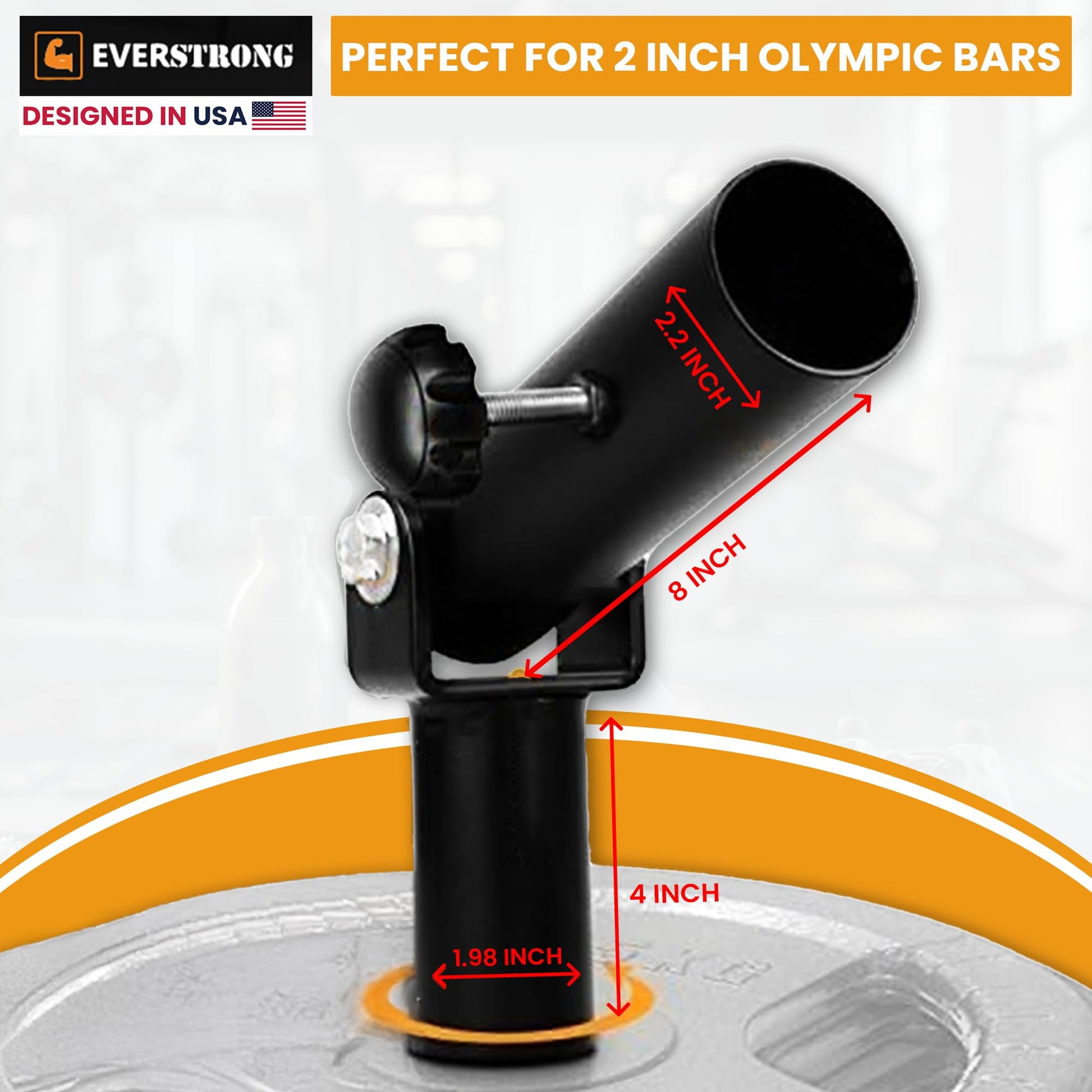 EVERSTRONG Elite Heavy Duty T-Bar Row Olympic Bars - Landmine Attachment for Barbell Workouts