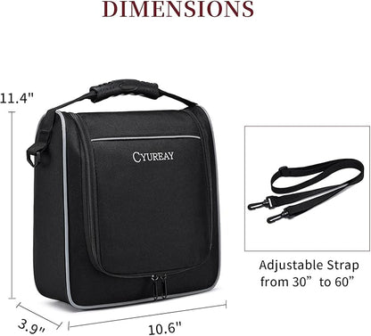 Portable Horseshoe Storage Bag for Carrying Horseshoe Outdoor Game Equipment,Lightweight and Durable,Can Store 2 Pairs of Horseshoes(Bag Only)