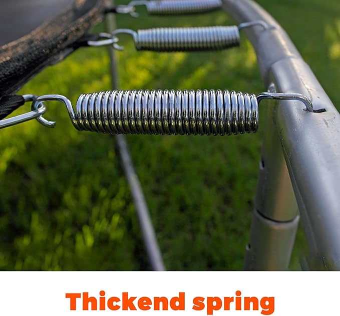 72 Pieces Trampoline Springs 5.5 inch，Equipped with T-Shaped Spring Installation Hook，Replacement Trampoline Springs