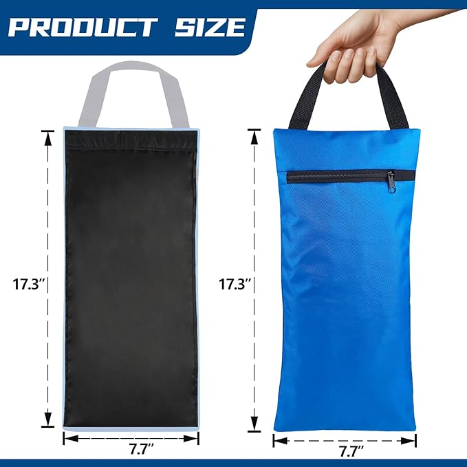 Unfilled Sandbag with Dual Compartment for Yoga 2 Pack Not Include Fillers