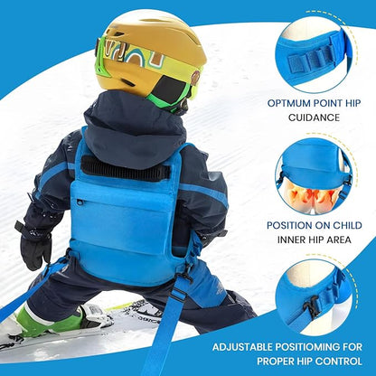 Ski Harness for Kids,Ski and Snowboard Training Harness with 2 Leashes & Backpack,Control Steer & Speed,Perfect for Beginners
