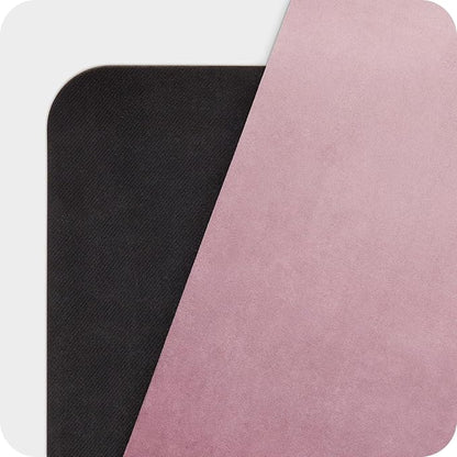 4mm Cushioned Exercise Mat for Yoga & Pilates - Anti Slip, Polyurethane with Suede Top & Carrying Strap