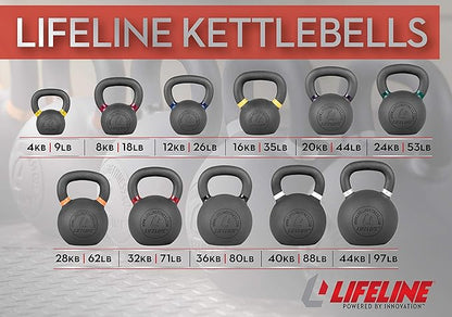 Lifeline Strength Training Kettlebell Weight for Home Gym