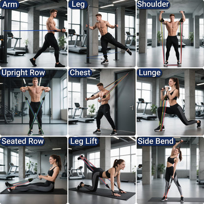 Readaeer Resistance Bands, Exercise Bands for Working Out with Handles