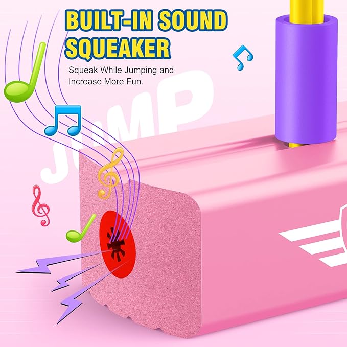 CUUGO LET'S GO! CG Jumping Promotes Growing Taller- Pogo Stick Foam Pogo Jumper for Kids, Toys for 3-12 Year Old Boys Girls Outdoor Toys Indoor Toys Fun Gifts Christmas Stocking Stuffers Gifts