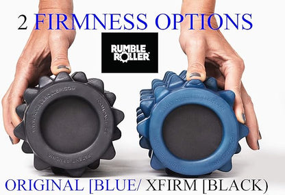 RumbleRoller Original Textured Foam Roller - Deep Tissue, Self Myofacial Release Massage Therapy Roller
