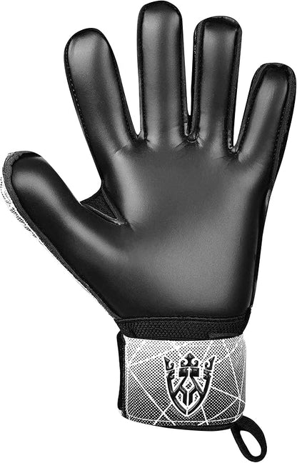 Soccer Goalie Goalkeeper Gloves for Kids Boys Youth & Adult,Latex Strong Grip Palms with Removable Finger Spines Protection Children Football Gloves for Training/Match(Sizes 5-10,6 Styles)