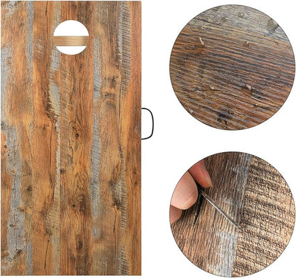 Solid Wood Premium Corn Hole Outdoor Game Set, 2 Regulation and Waterproof Cornhole Game Boards, with 8 Toss Bags, Perfect for Outdoor Indoor