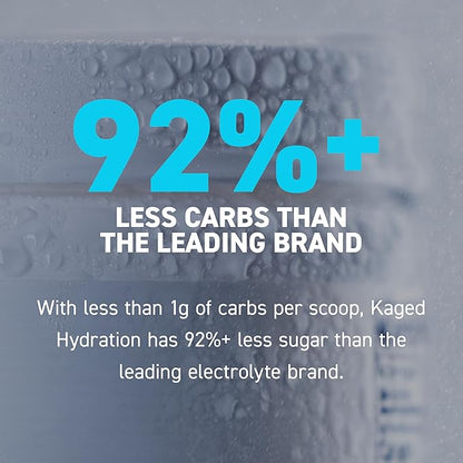 Kaged Electrolyte Hydration Powder Hydracharge Apple Limeade Sports Drink for Men and Women Pre, Post, Intra Workout Supplement 60 Servings