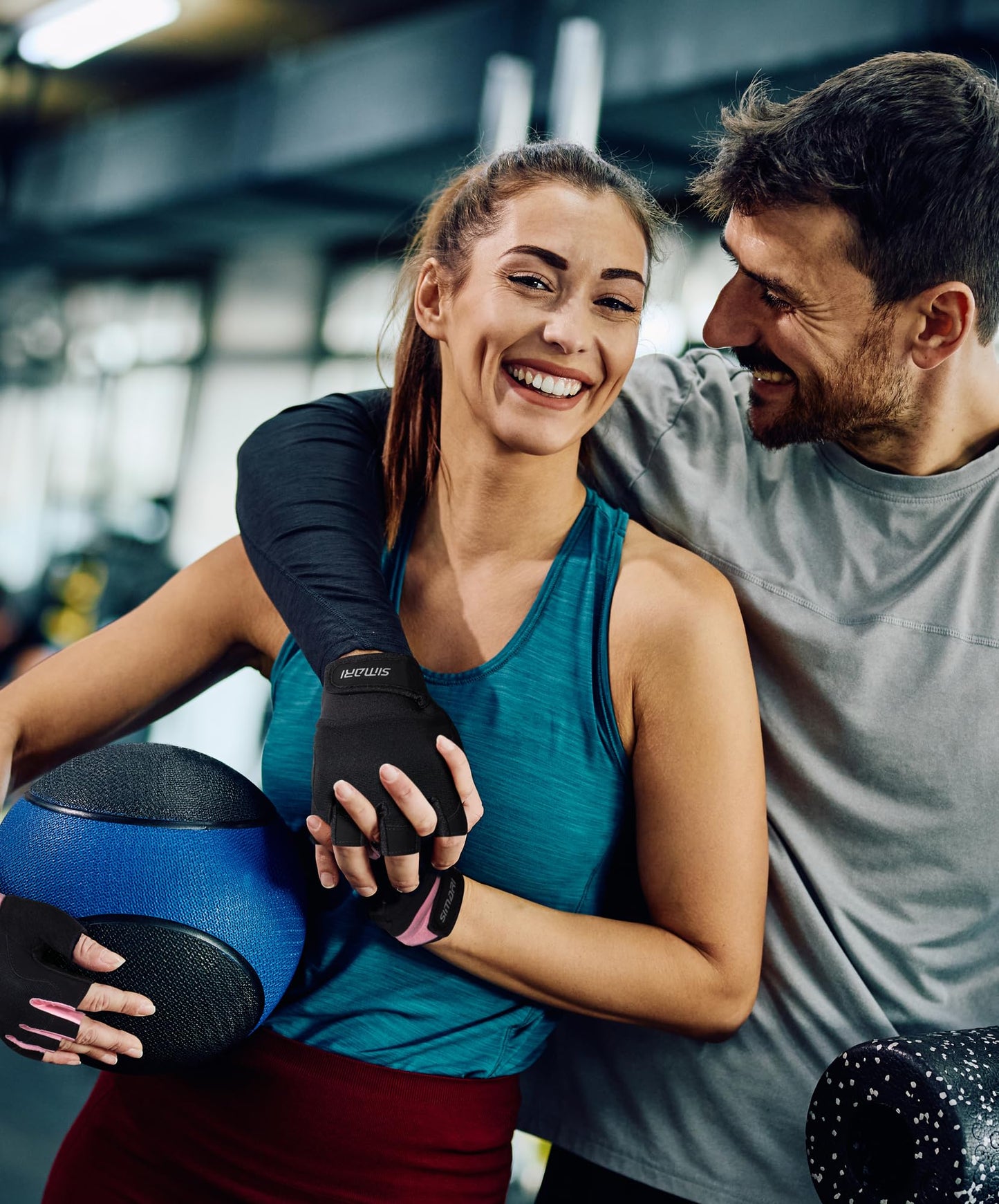SIMARI Breathable Workout Gloves for Men & Women, Weight Lifting Gloves with Padded, Grip, Full
