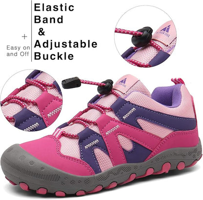 Mishansha Kids Hiking Boots Toddler Girls Boys Hiking Shoes Water-Resistant Anti-Collision Non-Slip Athletic Outdoor Trekking Boots