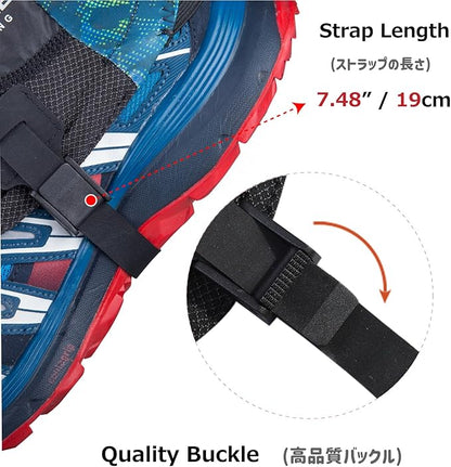 Azarxis Trail Gaiters Low Ankle Gators Shoes Boots Cover Breathable & Sand Protection for Men Women Running Triathlon Marathon Cycling Hiking Long Distance Backpacking Ourdoor Sports