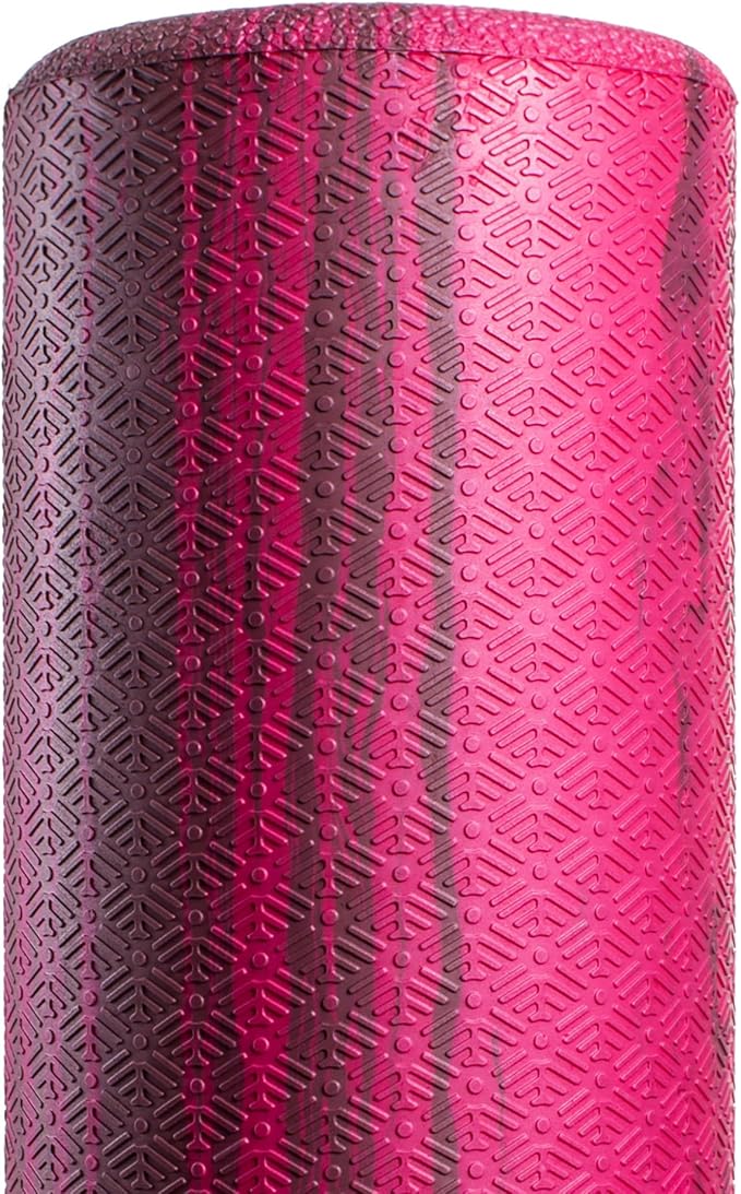 OPTP PRO-Roller Soft Density Foam Roller ??Low Density Soft Foam Roller for Physical Therapy, Pilates, Yoga Foam Roll Exercises, and Muscle Recovery - Pink 36" x 6"