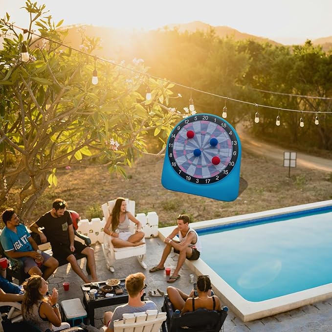 6ft Large Giant Inflatable Dartboards Jumbo Soccer Target Darts Outdoor, Yard, Lawn, Carnival Games for Adult Family,Kids,Toddler Golf,Kick Ball,Rugby Camping Games