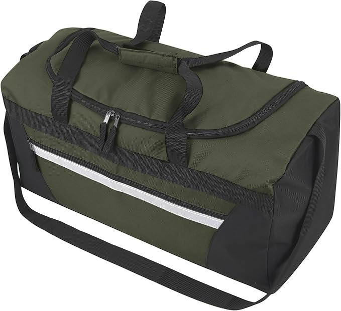 40 Liter, 22 Inch Reflective Duffle Bag with Shoulder Strap for Men, Women, Travel