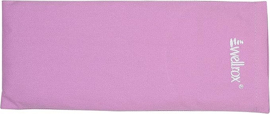 Weighted Eye Pillow - Flaxseeds & Lavender Eye Pillow Weighted for Restorative Yoga, Meditation & Stress Relief (Lavender, Scented)