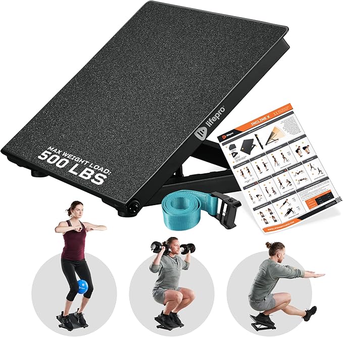 Lifepro Calf Stretcher Slant Board - Holiday Gifts Incline Board for Calf Stretching, Ankle Slant Board, Strengthen and Tone Your Calves with Our Durable and Adjustable Calf Stretch Board
