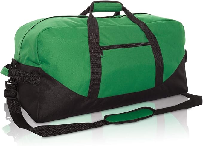 DALIX 25" Big Adventure Large Gym Sports Duffle Bag (Black Grey Navy Blue Red Camo)