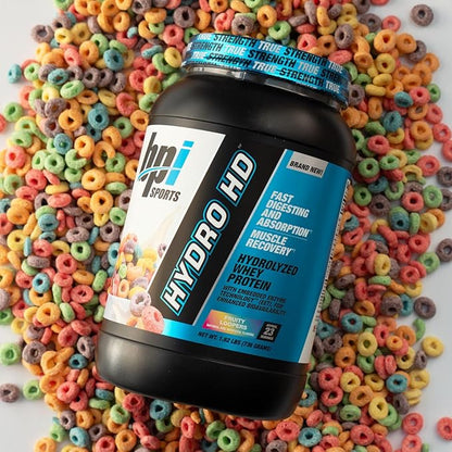 BPI Sports Hydro HD - 100% Hydrolyzed Whey Protein Powder - Muscle Growth, Recovery, 25g of Hydrolyzed Protein, Low Carb, Low Sugar, Fast Absorbing (23 Servings, Fruity Loopers)