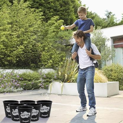 Juegoal Outdoor Giant Yard Pong Game Set Outdoor Toss Game Throwing Game for Beach, Camping, Lawn and Backyard