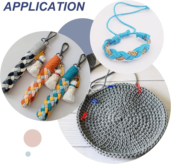 MECCANIXITY 1/8 Inch Polypropylene Rope Braided Ropes, 328ft Nylon Rope Hollow Utility Cord for Clothesline, Camping, Hiking, Outdoor, Brown