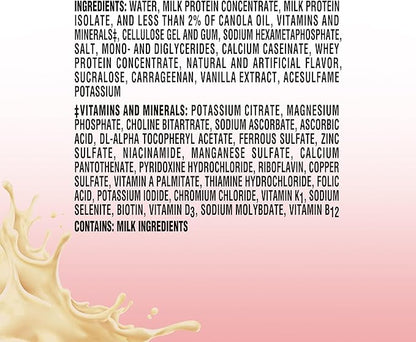 BOOST MAX Protein Shakes Ready to Drink - 30g High Protein Shake - Vanilla | Nutritional Drinks to Support Muscle Recovery After Exercise, 26 Vitamins & Minerals, 1g Sugar, 11 fl oz (Pack of 18)