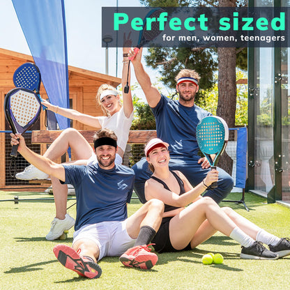 Sweatbands Sports Headband for Men & Women - Terry Cloth Moisture-Wicking Sports Towel Headband for