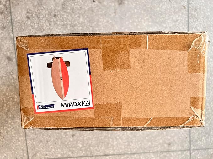 XCMAN Surf Balance Board Trainer with Roller Wooden Exercise Balancing Stability Trainer - Non Slip Surface for Adults Kids|Balance Board for Surfing,Snowboarding,Skateboarding,Hockey,Yoga Training