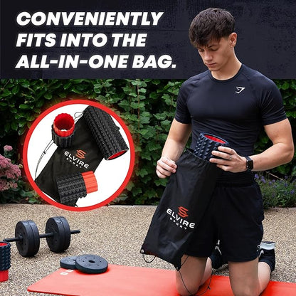 5-in-1 Long Foam Roller, 23" Long Back Roller for Physical Therapy with 5 Different Length Options, Muscle Trigger Points - Relieves Pain with Muscle Massage: Back, Shoulder, Foot, Legs, Arms, Neck