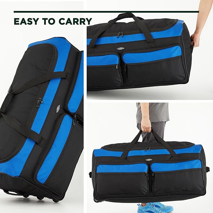 Travelers Club 36" Asgard 3-Wheel Rolling Duffel Bag