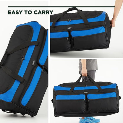 Travelers Club 36" Asgard 3-Wheel Rolling Duffel Bag