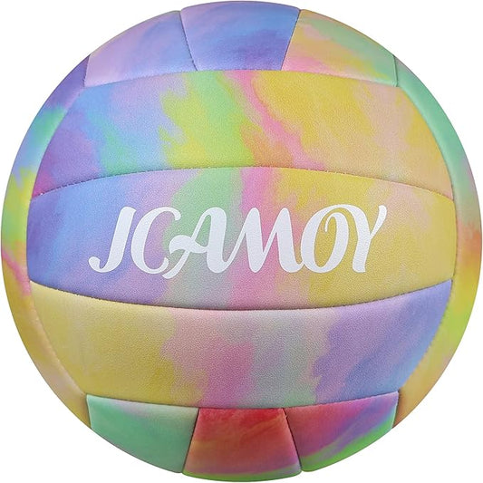 Volleyball Size 5 - Premium PU Leather, Ultra-Durable Soft to The Touch for Youth, Adults, Ideal