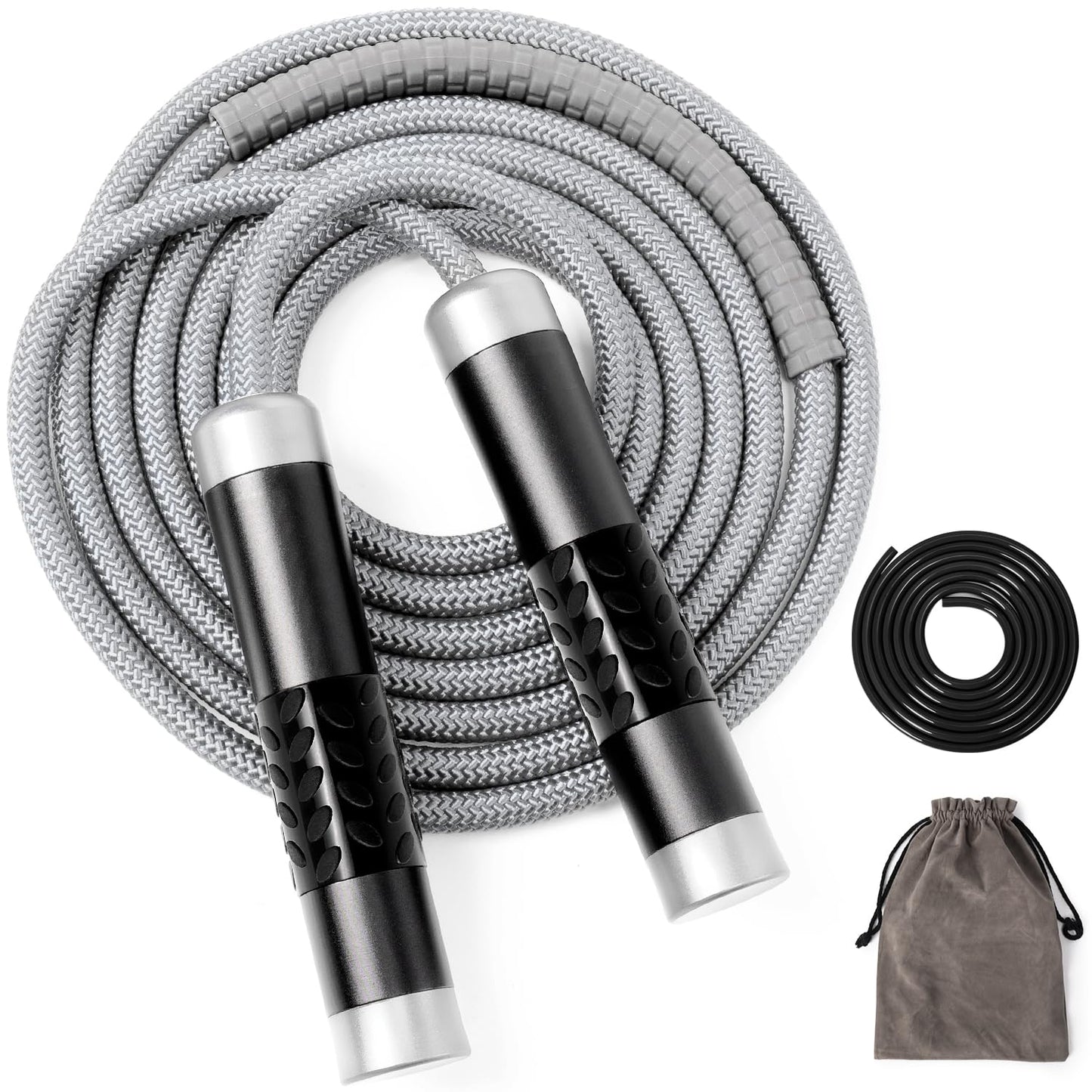 Mangodan 1LB Weighted Jump Ropes for fitness Women Men, Tangle-Free Ball Bearing Rapid Speed