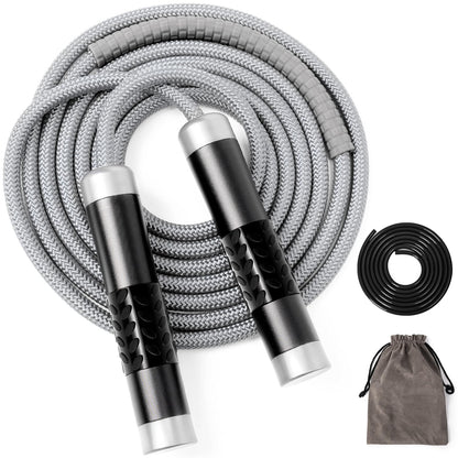 Mangodan 1LB Weighted Jump Ropes for fitness Women Men, Tangle-Free Ball Bearing Rapid Speed