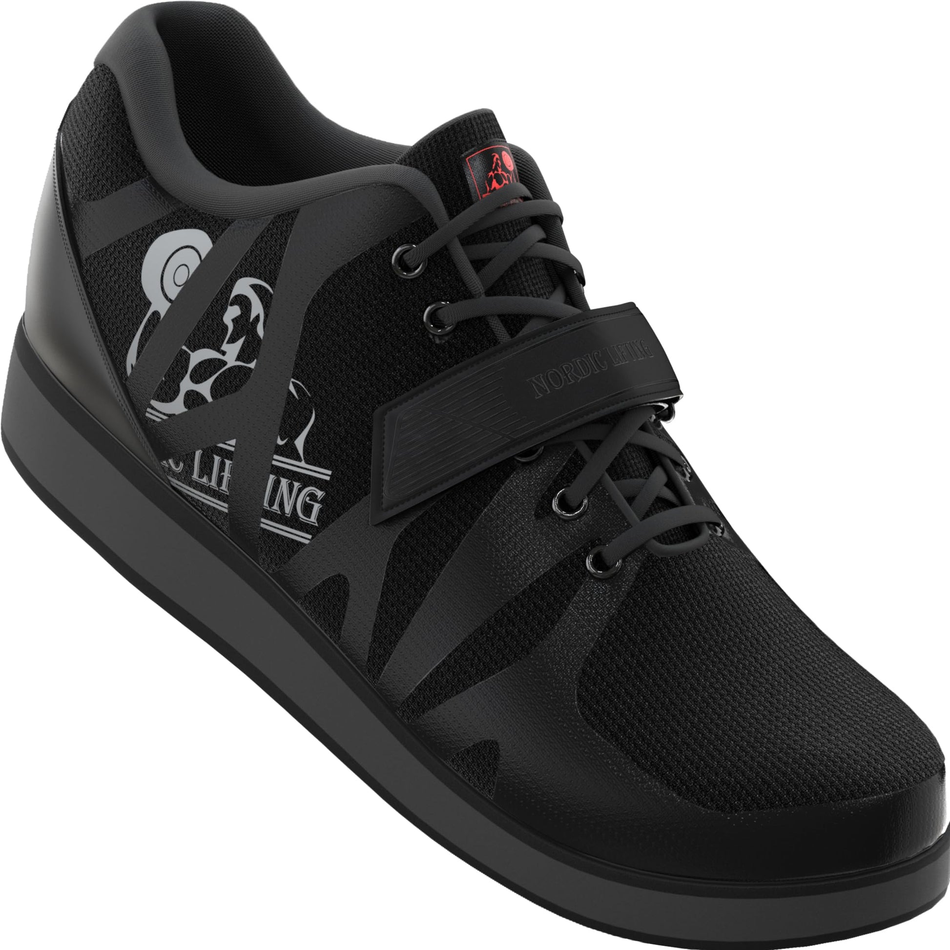 Nordic Lifting Squat Shoes for Men - Deadlift & Lifting Shoes MEGIN Black