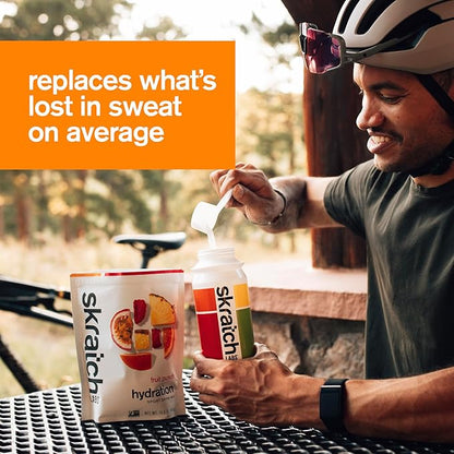 Skratch Labs Hydration Powder | Sport Drink Mix | Electrolytes Powder for Exercise, Endurance, and Performance | Fruit Punch | 20 Servings | Non-GMO, Vegan, Kosher