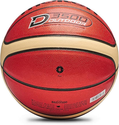 Training Soft Touch Rubber and Faux Leather Fighting Basketball, High Bounce Indoor Outdoor Basketball Gift