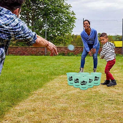 Juegoal Outdoor Giant Yard Pong Game Set Outdoor Toss Game Throwing Game for Beach, Camping, Lawn and Backyard