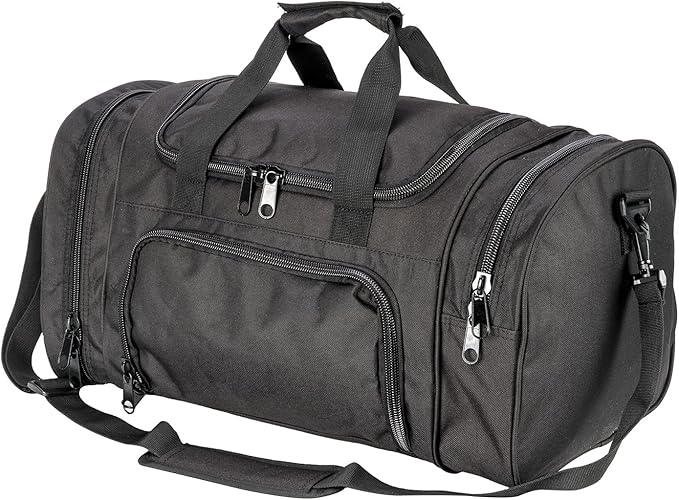 Tactical Travel Duffle Bag with Shoes Compartment Weekender Bags Carry On Overnight Bag For Men and Women Gym Sports Tote Pocket