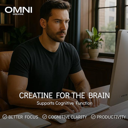 Creatine Monohydrate Gummies - Supports Muscle Growth, Recovery & Brain Function - Convenient & Easy to Take - Great Tasting Watermelon Flavor - 1g per Gummy, Low Sugar - 90 Count