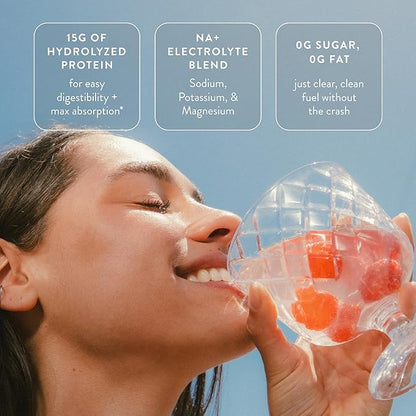 Arrae Clear Protein ??Natural Protein Supplement, Smooth Texture, Easy to Mix, 14 Servings, Clean Formula with Electrolytes