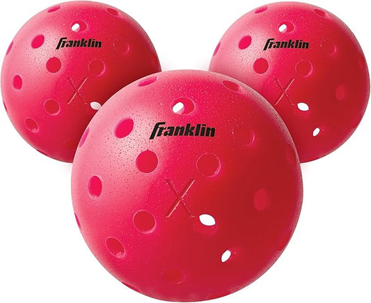 Franklin Sports X-40 Outdoor Pickleballs - Official Ball of USA Pickleball, APP Tour + US Open