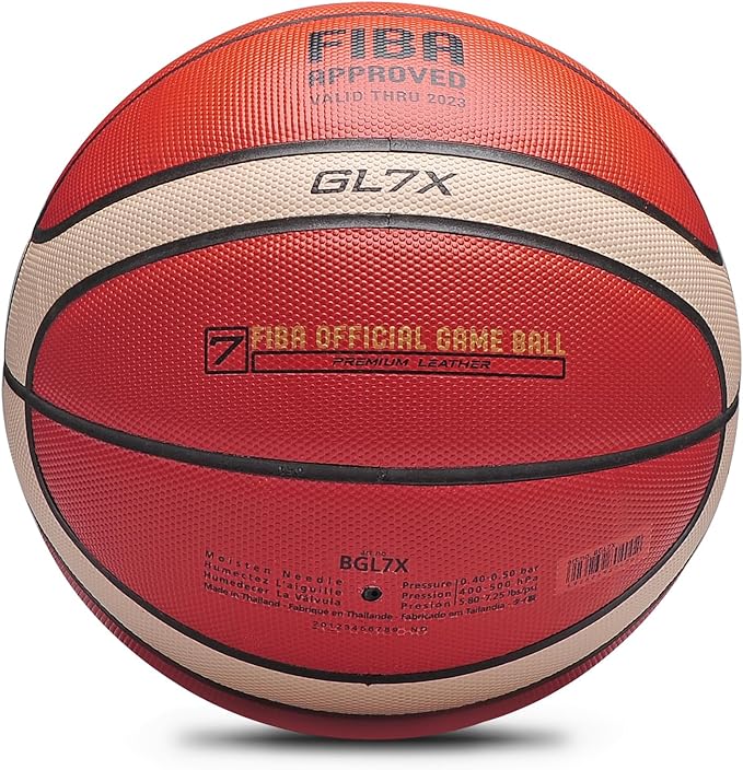 Training Soft Touch Rubber and Faux Leather Fighting Basketball, High Bounce Indoor Outdoor Basketball Gift