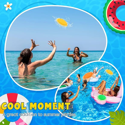 Soulchen Beach Games Flying Disc for Pool, Soaks The Target on Impact, Splash Water Flying Disc, Set of 3, Water Splashing for Pool, Beach, Park, Backyard Games