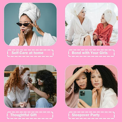 40 Pack Collagen Face Masks Skincare Bulk for All Skin Types,Hydrating Spa Face Mask for Sensitive Skin, Facial Mask Sets For Women Skin Care,Face Mask Sheet Gifts Set for Teen Girls